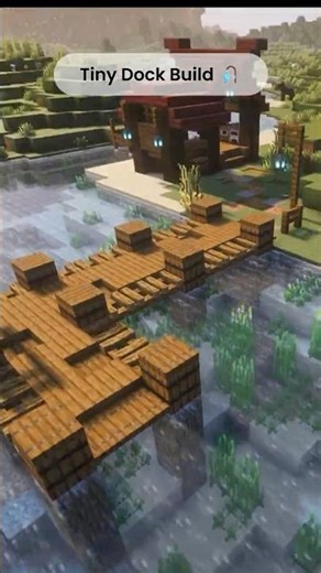 Minecraft Fishing Dock Build (Supper Speed)