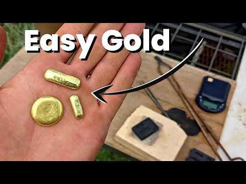 IT'S CRAZY NO ONE TALKS ABOUT THIS! Easy Way to Melt Gold at Home! Smelting