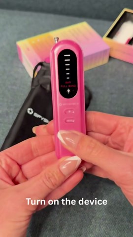 Hidden Camera Detector & RF Bug Detector – Anti-Spy Wireless Signal Scanner for Hotel, Travel, Home, GPS Tracker Detector for car