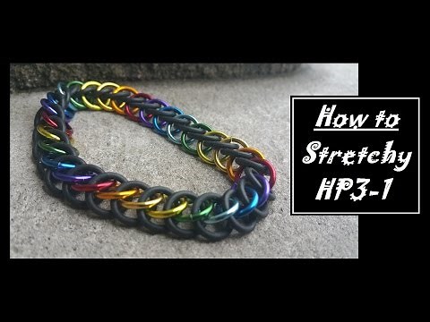 Chainmaille Tutorial: Stretchy Half Persian 3 in 1