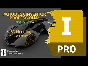 29 - Loft Feature | 3D Modeling | Autodesk Inventor Professional Tutorial