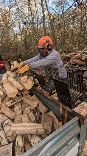 #Chainsaw #Firewood Processing with #Truncator
