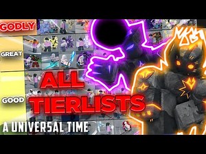 EVERY STAND TIERLIST IN A UNIVERSAL TIME (Roblox)