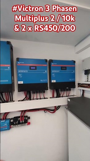#Victron 3 Phasen #ESS + 22 kWp RS450 + BYD