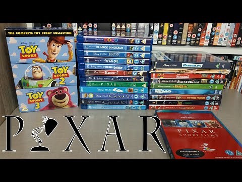 Disney Pixar Blu-Ray & DVD Collection Overview - Top 20 Pixar Movies