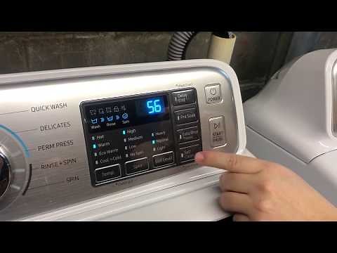 How To Use SELF CLEAN On Your Samsung Washer