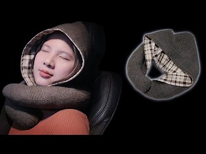 DIY Travel Neck Pillows | neck support pillows | Step by step sewing tutorial for beginners