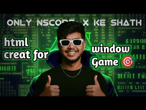 html se game 🎯 creat kre //it's very simple code 👇🎯#windows