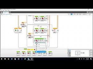 How to make a simple 2 color sensor line following program