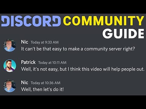 How To Create a Community Discord Server