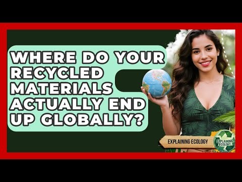 Where Do Your Recycled Materials Actually End Up Globally? - Explaining Ecology