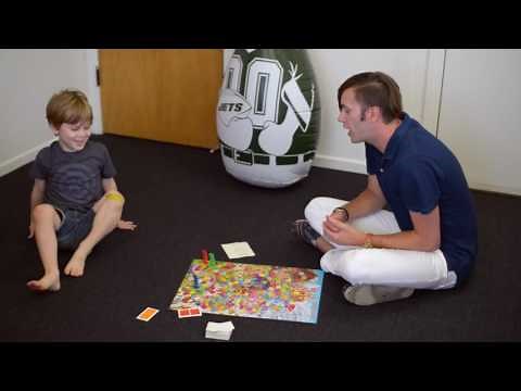 Play Therapy Session working on Feelings with Candy Land Game
