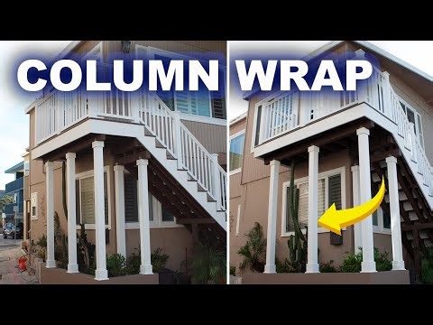 These 4x4's look INSANE with this Decorative PVC Trim from Azek