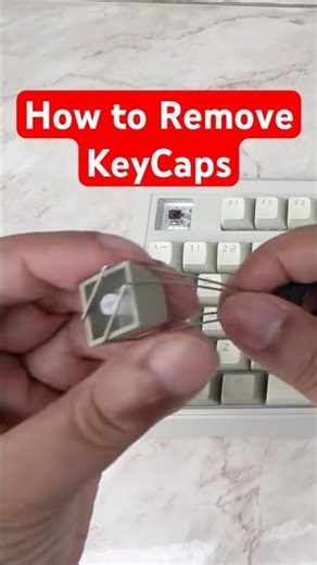 How to Remove KeyCaps using a Key Puller #keyboard #gamer #gamekeyboard