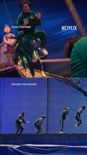 Squid Game Season 3's epic jump rope scene, from BTS to final #SquidGame #Netflix