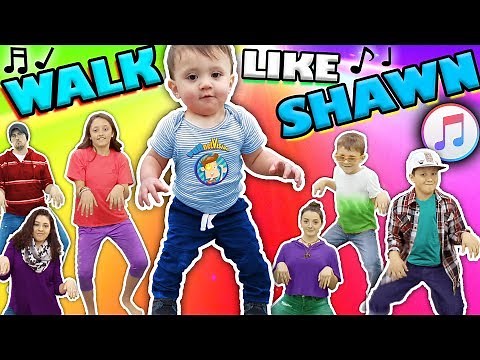 ♫ WALK LIKE SHAWN ♫ Music Video for Kids ♬ Dance Song