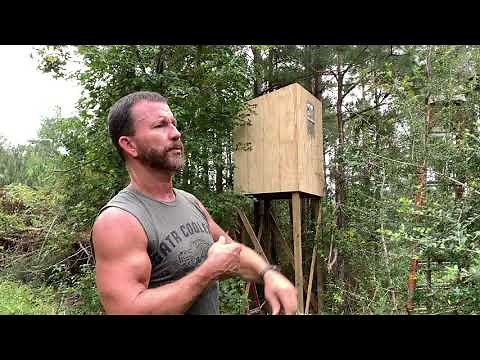 How To Build an Inexpensive Box Blind - Easy Shooting House! Deer Season Prep!