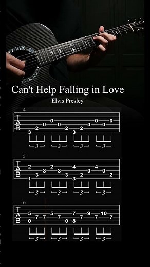 Can’t Help Falling in Love – Acoustic Tab Tutorial on Rainsong WS1000