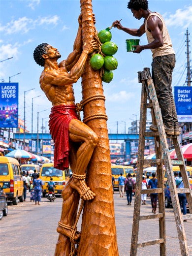 Tree Carving Masterpiece: How He Turned a Simple Tree Into Art