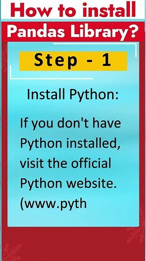 How to set up Pandas ? | Python Library for Data Science Interview Q&A