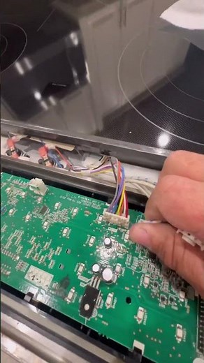 Oven Range GE how to remove panel control