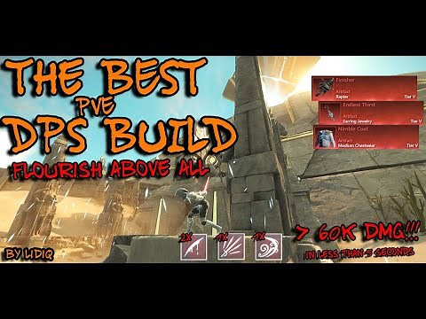 TOP DPS Build in New World⬆️🩸The one and only Flourish and Finish fully explained🩸