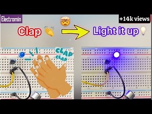 How to build Clap Switch Circuit using BC547 on breadboard