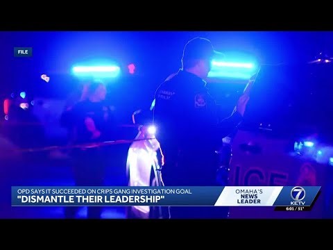 Omaha police discusses case involving 13 alleged "Crips" members