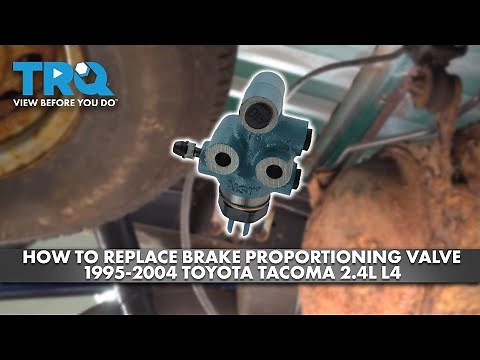 How to Replace Brake Proportioning Valve 1995-2004 Toyota Tacoma