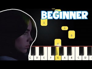 Everything I Wanted - Billie Eilish | Beginner Piano Tutorial | Easy Piano
