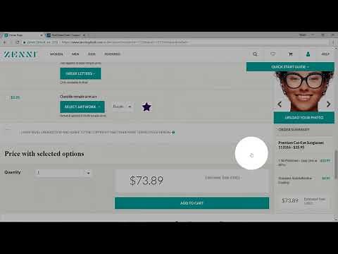 How to use Zenni Optical promo code