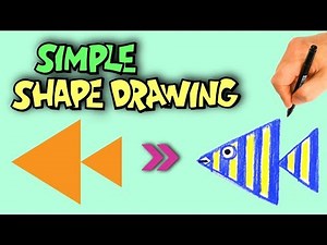 How to Draw Animals #2｜Drawing Animals with Shapes｜Learn Colors & Shapes for Kids｜OKIDOKIDS