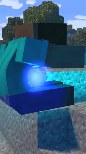 Steve blue technique #minecraftanimation #anime #vfx #anime