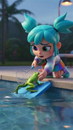 Frog in the Pool