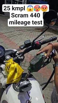 Didn't expect 😱 25 kmpl Mileage Scarm 440