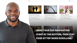 1.8K views · 29 reactions | In today’s Divi tutorial we’ll show you, step by step, how to make a fixed navigation on your website when scrolling and after you’ve passed the height of your full screen. If you follow the steps in this post and recreate the fixed navigation, you’ll see that the navigation will bring a nice interacting effect to your primary menu and to your website in general. Read post: https://goo.gl/p1SN65 | Elegant Themes | Facebook