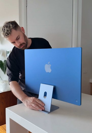 Unboxing the New Blue M4 iMac: Design and Features