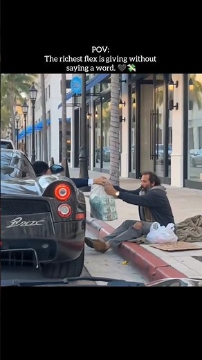 POV: The richest flex is giving without saying a word.💸 #mindset #motivation #millionaire #successs