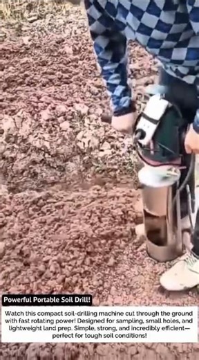 Powerful Portable Soil Drill! Extreme Ground Sampling Machine!
