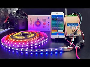 TM1906 RGB+CCT 5in1 Addressable Dream Color LED Strip Lights Smartphone Wireless Control