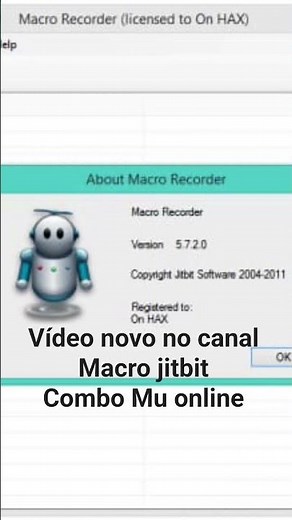 Combo Mu online com macro jitbit, venha aprender e faça o seu 🚀🚀🚀