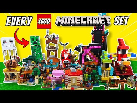 I Built Every 2025 LEGO Minecraft Set!