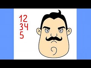 How to draw Hello Neighbour in 5 steps