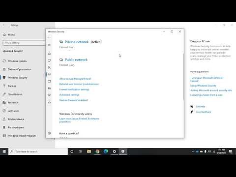 Configuring Windows Defender Firewall