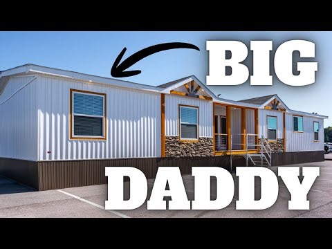 EXTRA LARGE mobile home with EXTRAORDINARY floor plan! Prefab House Tour