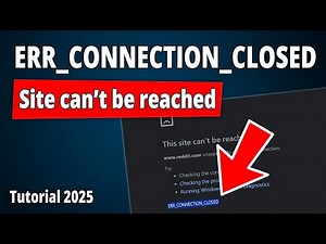 Fixing the ERR_CONNECTION_CLOSED Chrome Error