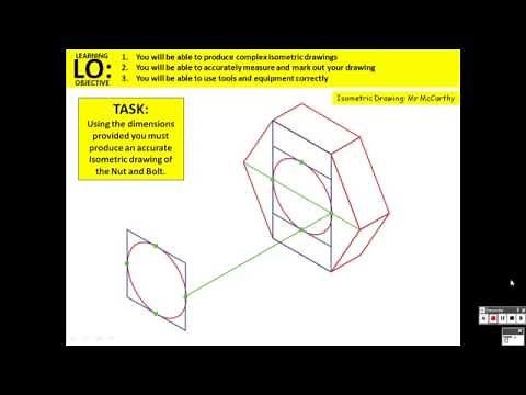 Isometric Nut & Bolt
