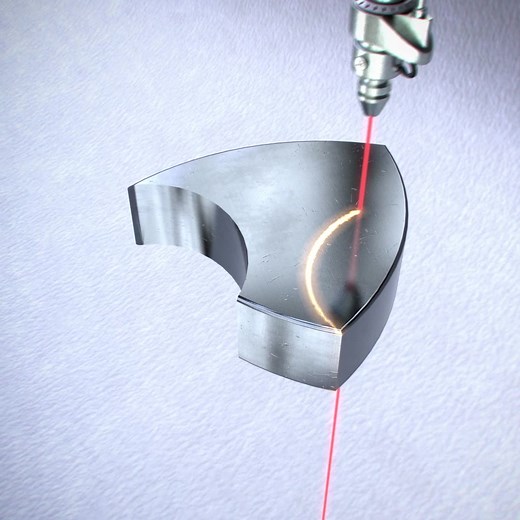 Drilling a Square Hole with a Rouleaux Triangle Drill Bit