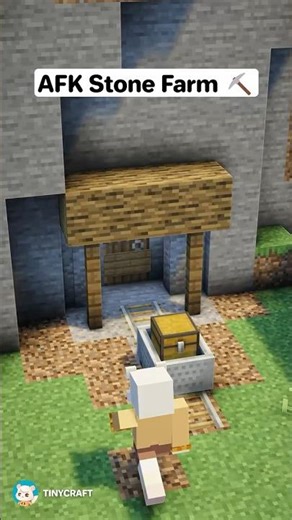 Easy AFK Stone Farm Tutorial 1.21 #minecraft