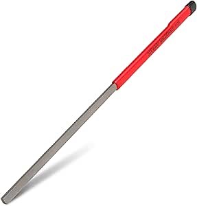 StewMac Fret End Dressing File - Safely Fix Sharp Guitar Frets & Fret Sprout Fast - For Rounding, Shaping, and Smoothing Frets - Professional Luthier Guitar Repair Tool - (1175)